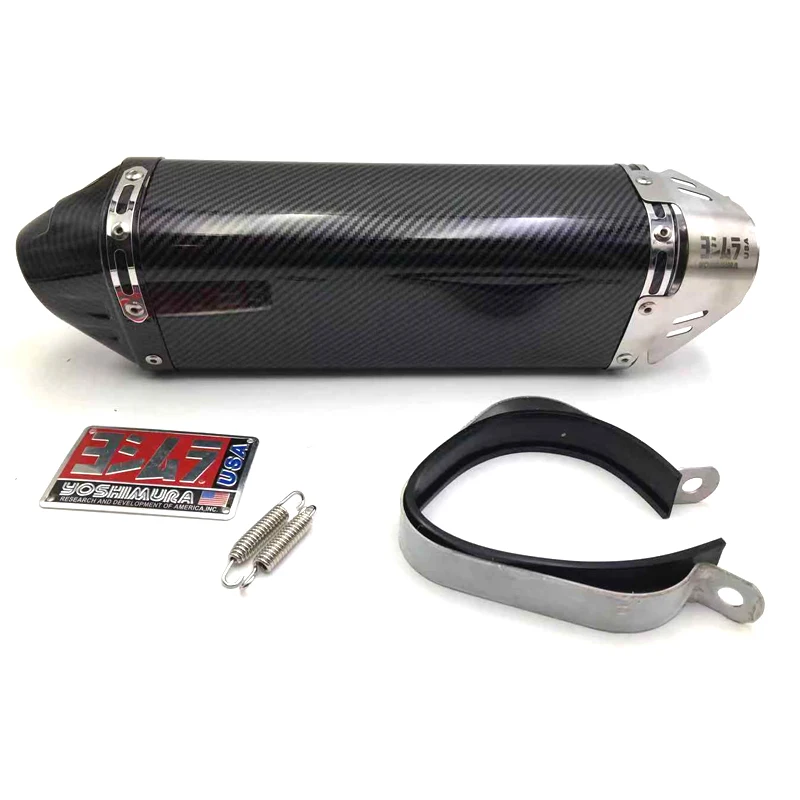 Moto rcycle Yoshimura moto rcycle de escape moto silenciador tubo para Kawasaki Honda Yamaha KTM z800 ninja250 R6