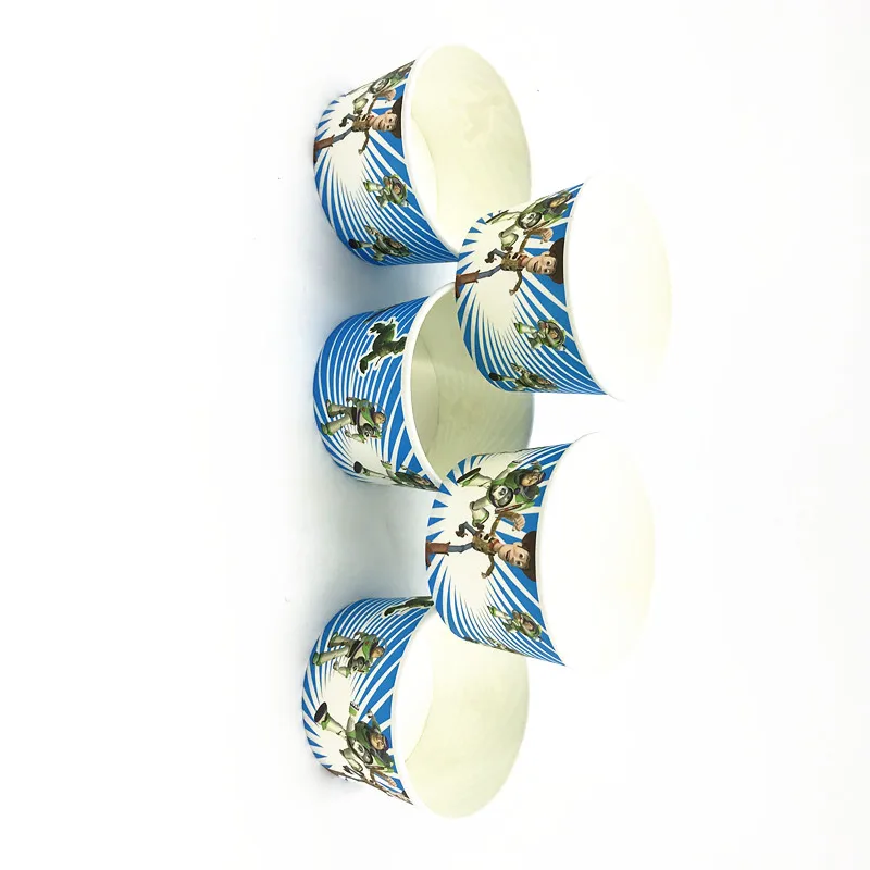 

10pcs/lot Toy Story ice cream cup bowls Toy Story disposable cups Toy Story birthday party supplies ice cream cups