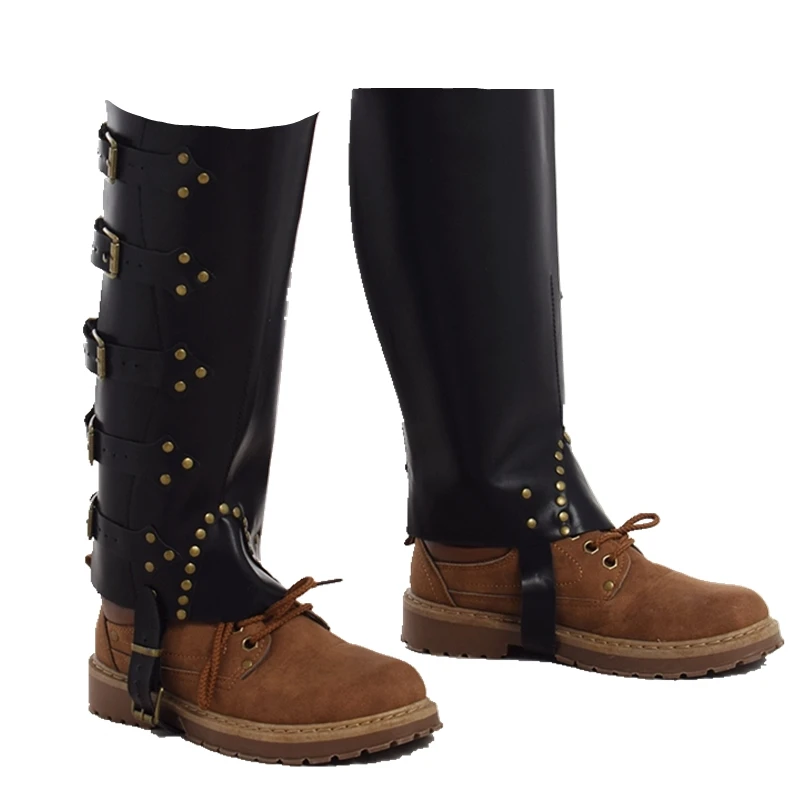 Knights-Armor-Retro-Accessory-Medieval-Warrior-Cosplay-Retro-Shoes-Cover-Leather-Shoe-Cover-Knight-equipment-Unisex
