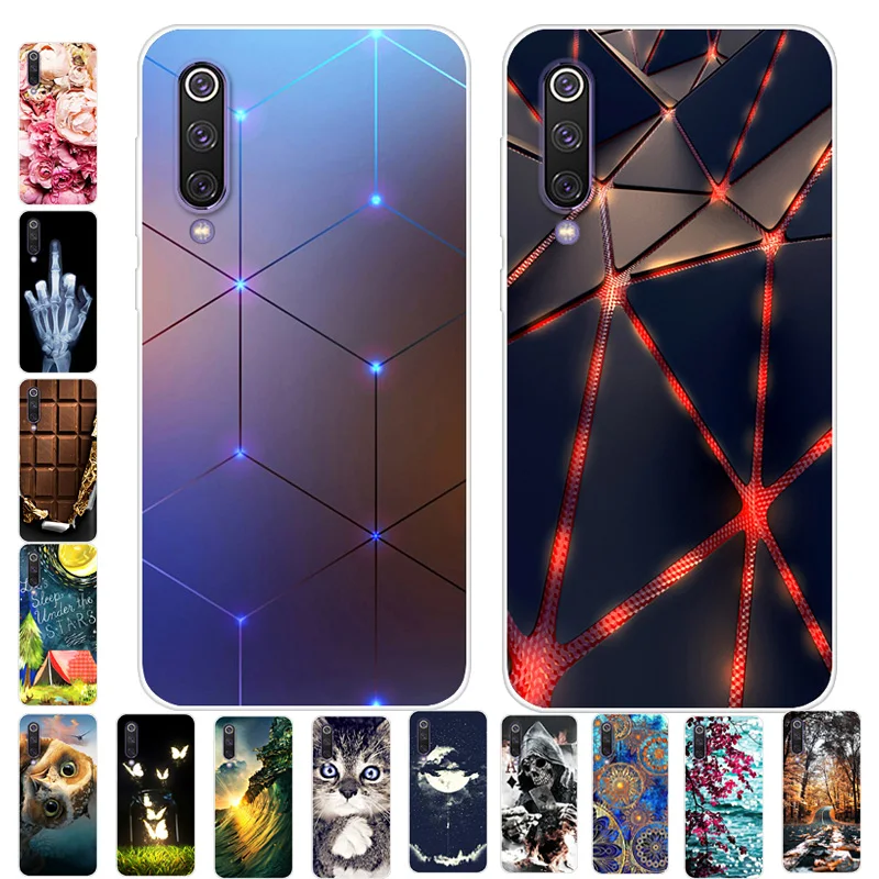 

For Xiaomi Mi Note 10 Case Phone Cover Soft Silicone Back Case Coque for Xiaomi Mi Note 10 Pro Cover CC9 Pro Shockproof Cover