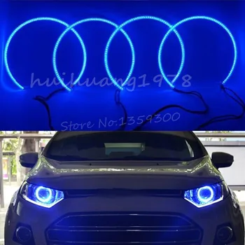 

4pcs Xenon Led CCFL Angel Eyes Halo Rings Light Blue For BMW E46 E39 E38 E36 3 5 7 Series Car light