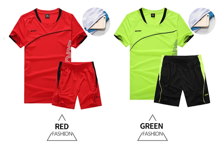 Для мужчин рубашка шорты костюмы Для мужчин s летние спортивные костюмы комплекты повседневная Пляжная футболка с коротким рукавом + штаны