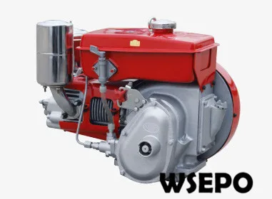 Прямые поставки с фабрики! WSE-175F 5hp горизонтальный одиночный с воздушным охлаждением 4-тактный дизельный двигатель для лодки/генератор/туфли-лодочки