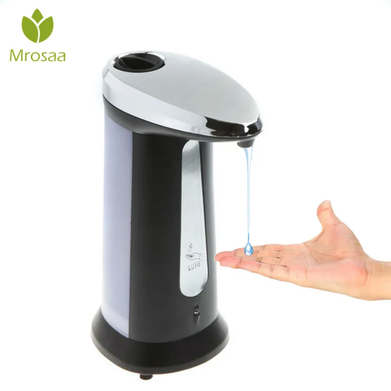 

400Ml Automatic Liquid Soap Dispenser Smart Sensor Touchless ABS Electroplated Sanitizer Dispensador for Kitchen Bathroom