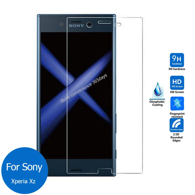 2 шт для sony Xperia XZ, закаленное стекло, защита экрана 2,5 9 h, Защитная пленка для F8332 F8331 F 8331 8332