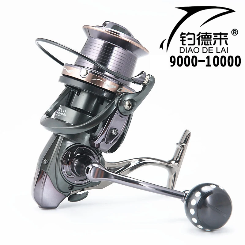 

Full metal spool 9000 10000 12000 size Jigging trolling long shot spinning fishing reel