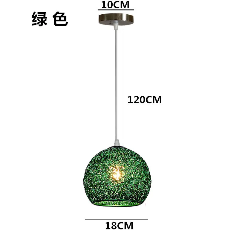 Современный минималистский бар ресторан многоголовый молекулярный вращающийся Кулон лампы скандинавские спальни прикроватные металлические подвесные светильники - Цвет корпуса: Светло-зеленый