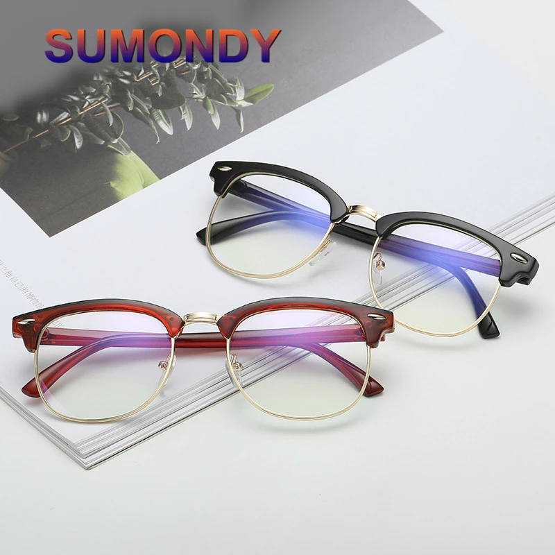 SUMONDY диоптриями От 0 5 до 6 по рецепту очки для близорукости женщин и мужчин модные