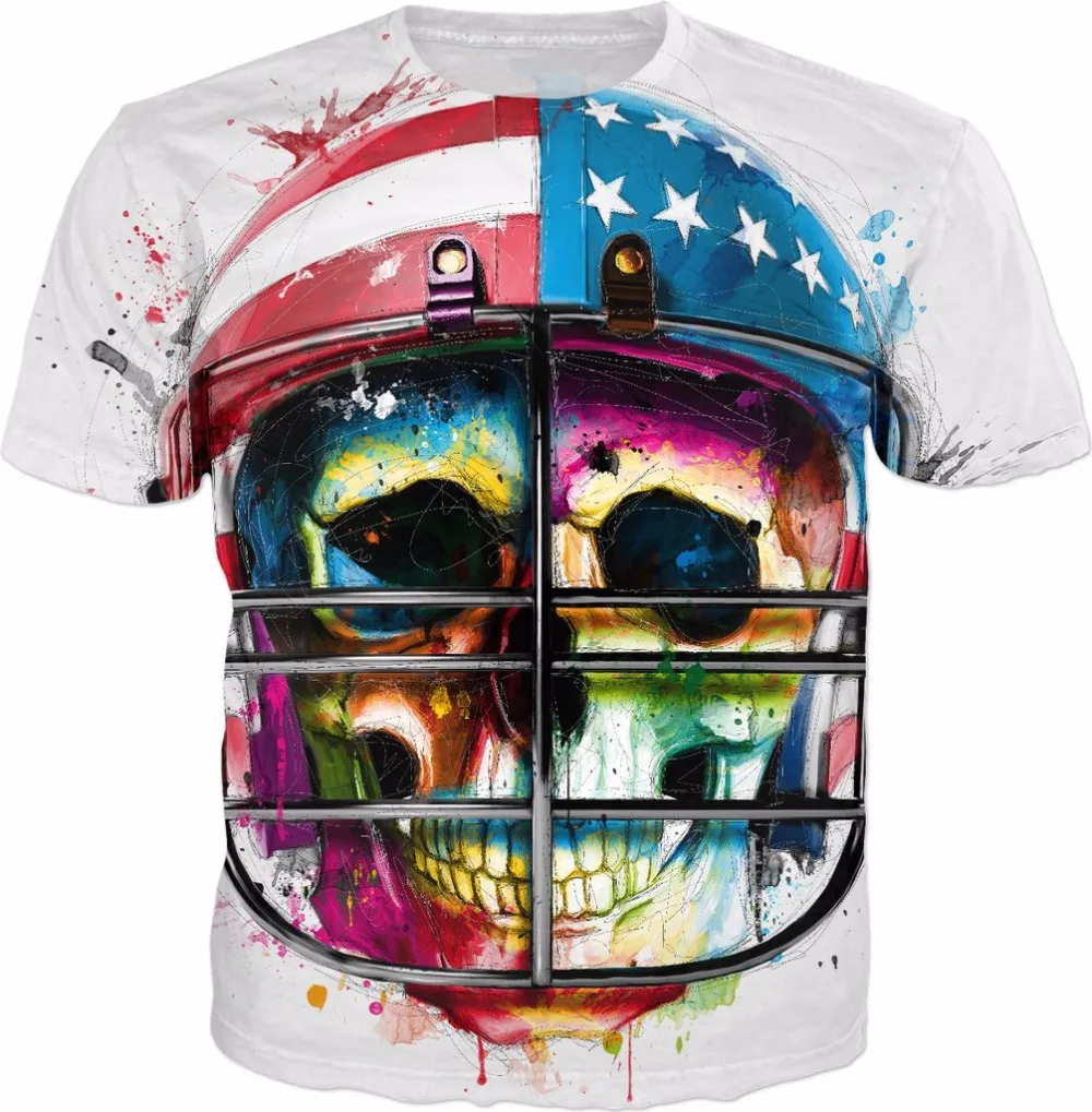 

Women Men tshirt Summer Outfits tops Harajuku tees tumblr Crewneck 3d psychedelic hypnotic t shirt Born in the USA T-shirt