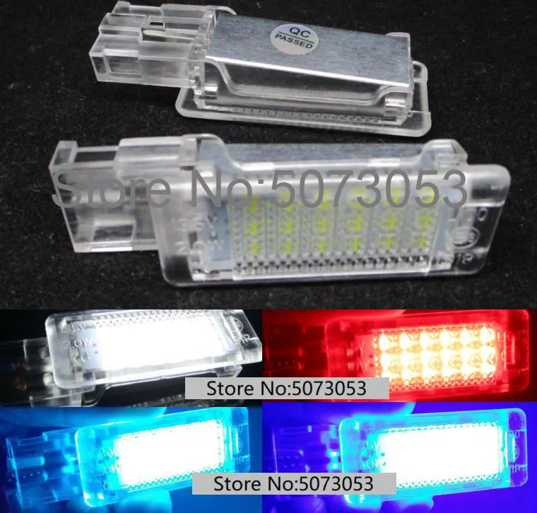 

LED Seat footwell light Lamp for VW Bora Golf5 Golf6 GTI Passat CC Polo Caddy E0S Jetta Scirocco Tiguan Touareg Phaeton Sharan