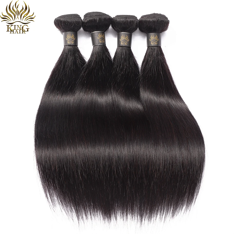 King Hair Malaysia Straight Hair 3 Bundles With Closure 100% Human Hair Bundles With Closure Remy Human Hair 4 Bundle Deals King Hair Malaysia Straight Hair 3 Bundles With Closure 100% Human Hair Bundles With Closure Remy Human Hair 4 Bundle Deals