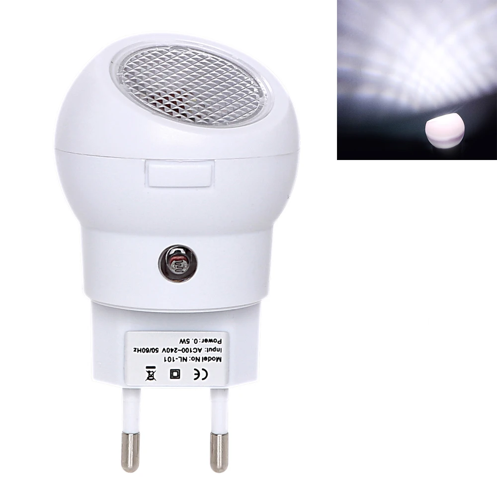 

ITimo EU Plug Novelty Lamp Atmosphere Light Sensor Night Light Convenience LED Bedroom Lamp 360 Manual Rotation