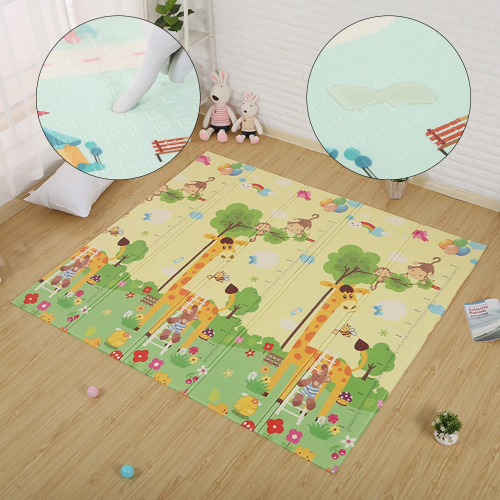 Thick Double Sides Children's Rug Play Mat Waterproof Kids Mat Soft