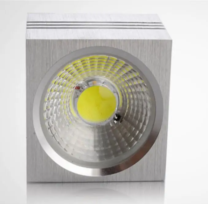 

Free Shipping Dimmable Led COB Ceiling Spot light 7W Surface mounted LED Downlight 110/220V Warm White/ White/Cold White