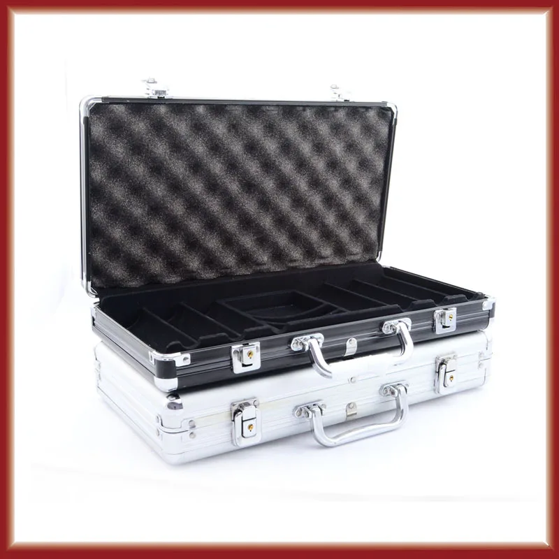 Quality aluminum chip cases chip case box chips poker 500 code