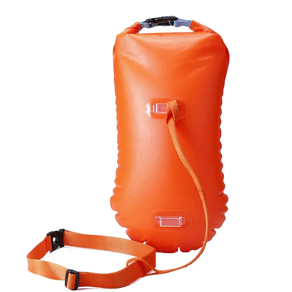 Outdoor Swimming Buoy Multifunction Swimming Drift Bag Swimming Float Waterproof PVC Lifebelt Water Sports
