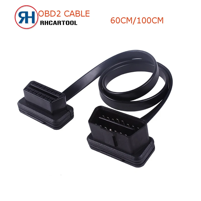 

OBD2 16Pin Male Plug Connector For ELM327 Extension Adapter OBD Cable OBDII EOBD ODB2 16 Pin OBD 2 Adaptor Opening Female Cable