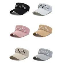 Пустой Топ козырек шляпа теннисные Спортивные кепки для мужчин и женщин кепки с регулировкой размера повседневные трикотажные гольф Открытый кепки для бега