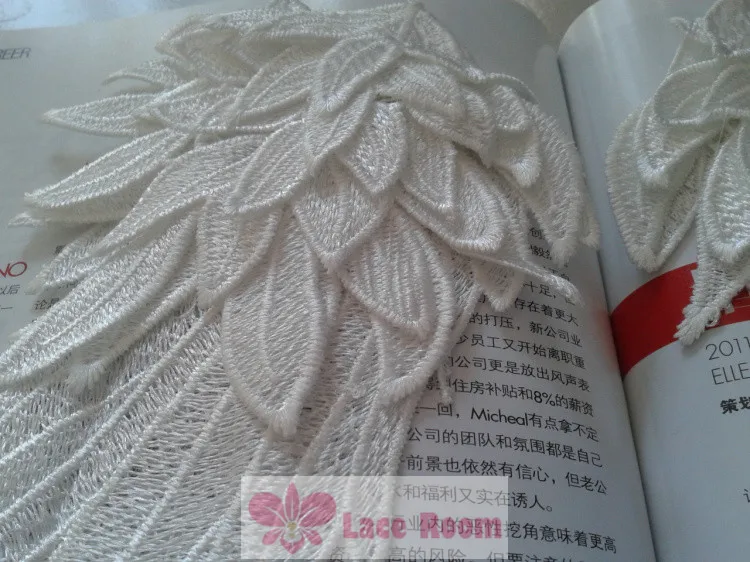 1 Par De Alas De Angel Bordadas En Blanco Y Negro Tela De Flores Hombro De Costura Apliques Diy Decoracion De Disfraces De Halloween Lace Sewing Applique Lace Sewingembroidered Angel Wings Aliexpress