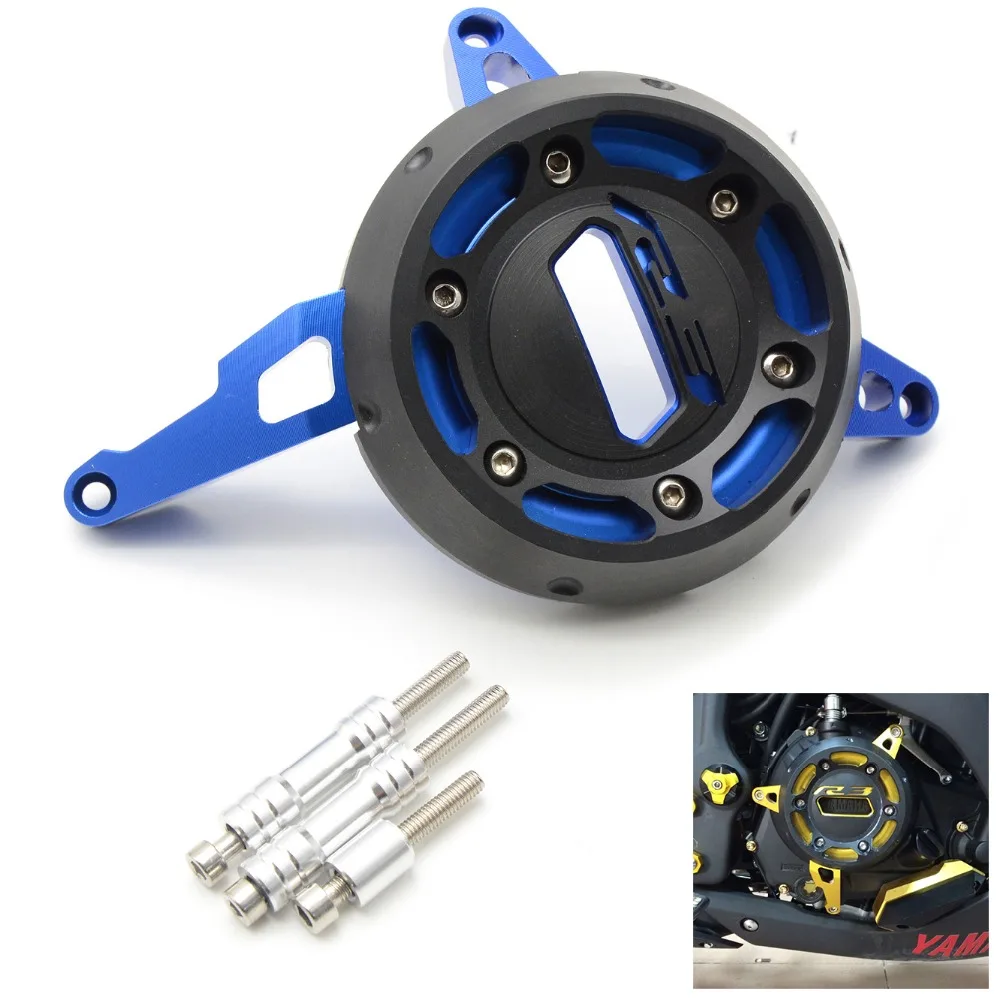 

1PCS New CNC Aluminum Engine Protective Cover Motorcycle Accessories Engine Guard Cover Right engine For Yamaha YZF-R3 R25 15-16