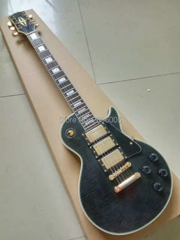 

Custom Exclusive lp Custom electric guitar 3 wax pickups gold hardware handmade relic lp guitar aged finish Murphy Ultra '58