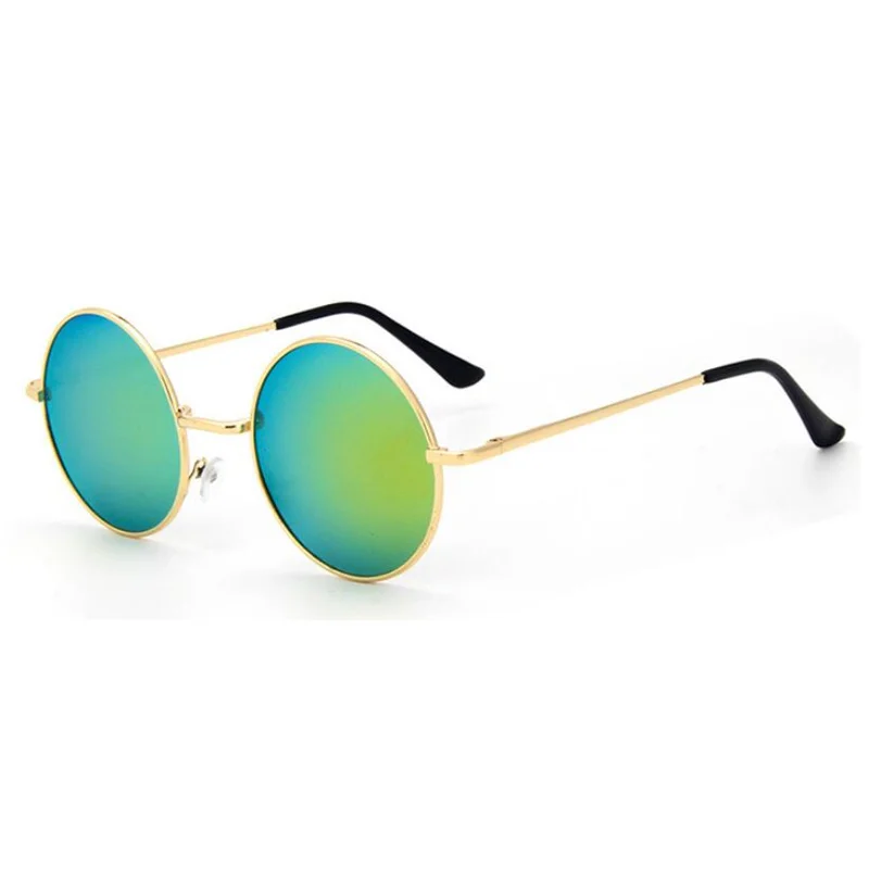 Солнцезащитные очки с круглой металлической оправой в стиле ретро|fashion sun glasses|sun