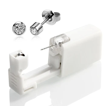 

Disposable Ear And Nose Piercing Device Unisex Sterile Frame Fashion Ear Piercing Equipment Cubic Zirconia