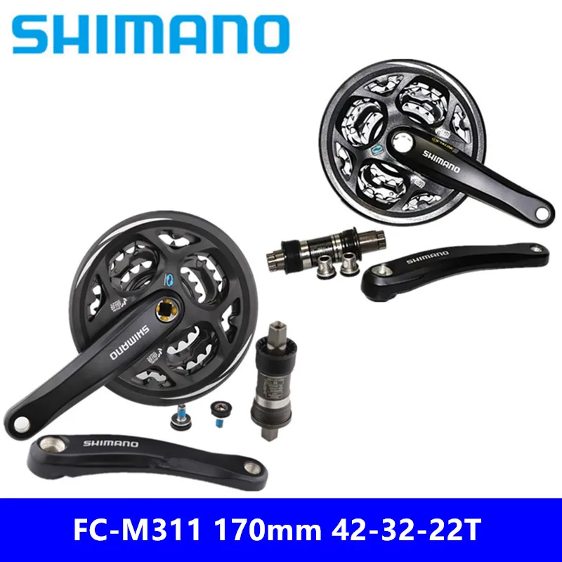 Бесплатная доставка SHIMANO ALTUS FC M311 Звездочка 6 7 8 скоростей горный велосипед 42 32 22T