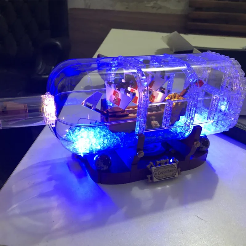 Us 150 Led Licht Kit Nur Licht Enthalten Für Lego 21313 Und Kompatibel Mit 16051 Schiff In Eine Flasche Set Nicht Enthalten In Sperren Aus