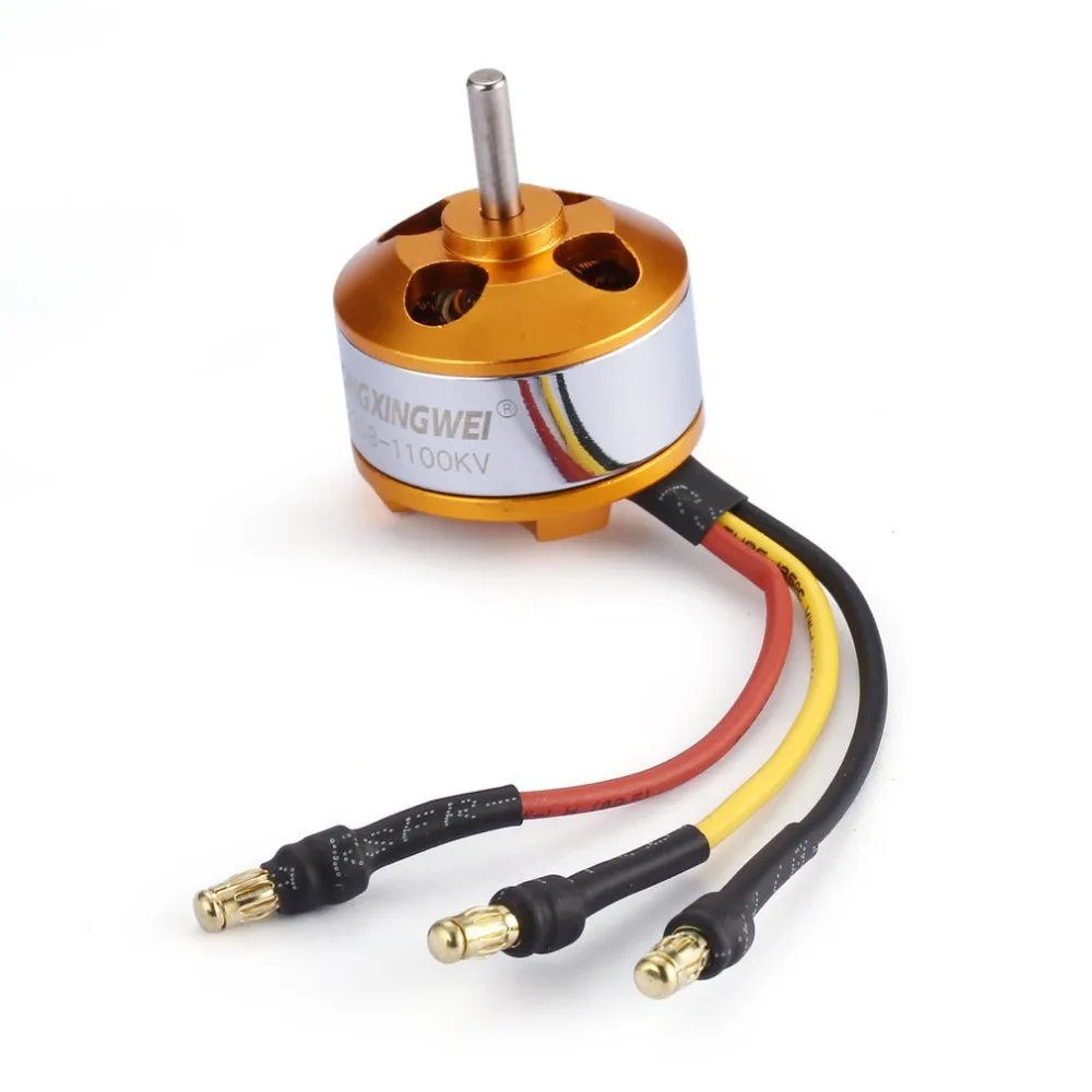 

DXW A2208 1100KV 2-4S Outrunner Brushless Motor for RC FPV Fixed Wing Drone Airplane Aircraft Multicopter 9050 Propeller