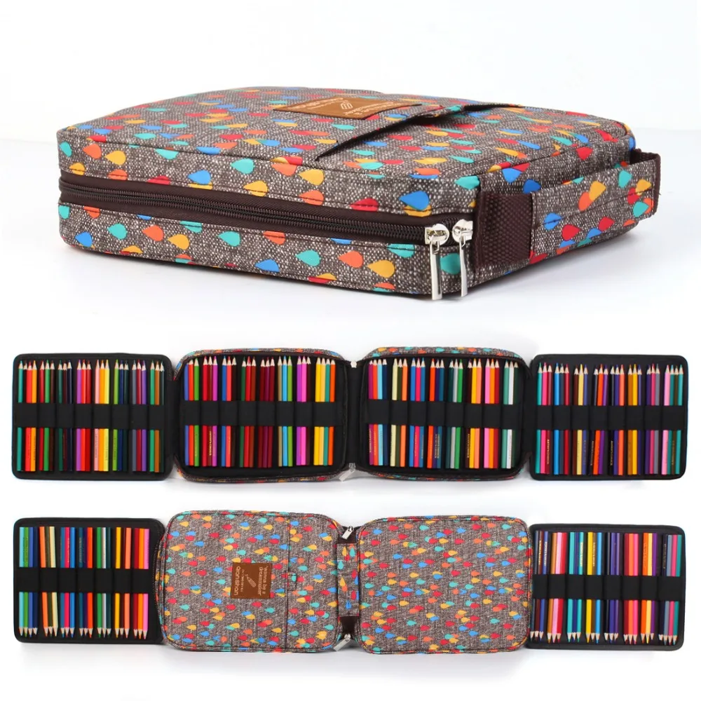 Qianshan Colored Balloon Printing Pencil Case Pencil Holder with ...