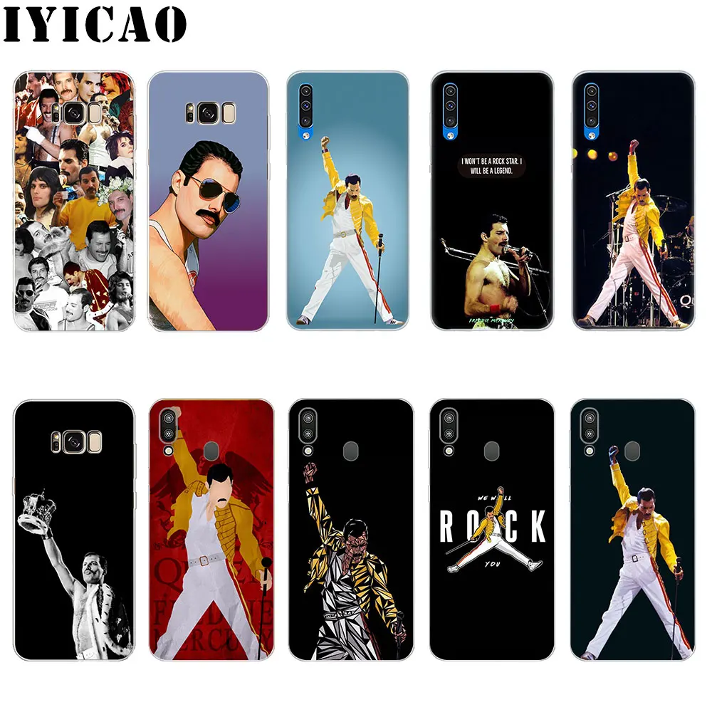 IYICAO Фредди Меркури Queen жесткий чехол для Samsung Galaxy J1 J2 J3 J5 J6 J7 ЕС и США премьер M10 M20 M30