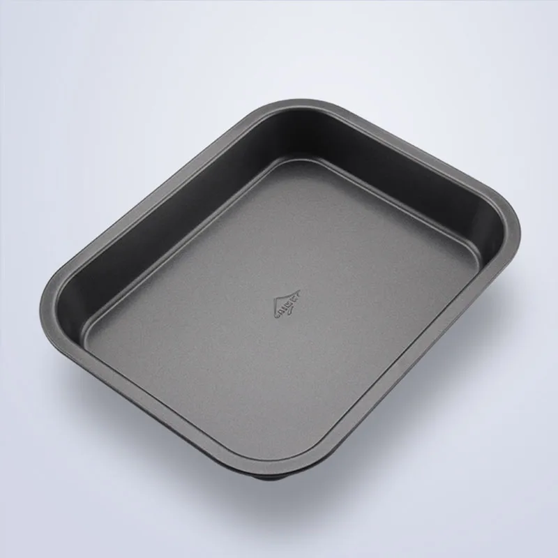 Square Baking Pan Tray Oven Steel Trays Bread Baking Forms Pan Cookie Cake Pan Mold Microwave Dish Dropshipping X
