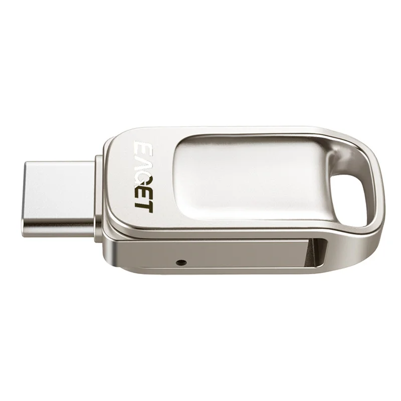 EAGET OTG флеш-накопитель 32 Гб 64 Гб UDP флеш-накопитель USB 3,0 128 ГБ мини-металлические флешки USB флеш-накопитель для телефонов type-C
