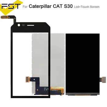 

Black For Caterpillar CAT S30 LCD Display+Touch Screen Digitizer For Cat S30 Screen Lcd Mobile Phone Accessories