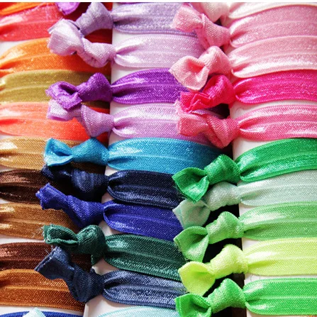 

100Pcs/Lot Elastic Hair Tie Hair Band Pretty Knot Rubber Band Everyday Hair Accessory hair accessories