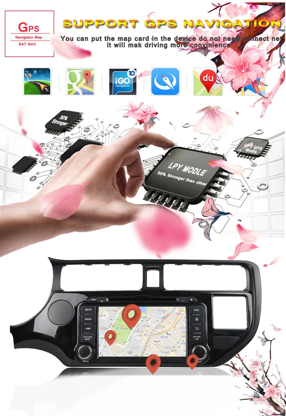 Flash Deal 2DIN RAM 4GB Android 9.0 Car CD DVD Player GPS Navigation For KIA RIO K3 2012-2014 Satnavi Autostereo Radio Head Unit Multimedia 6