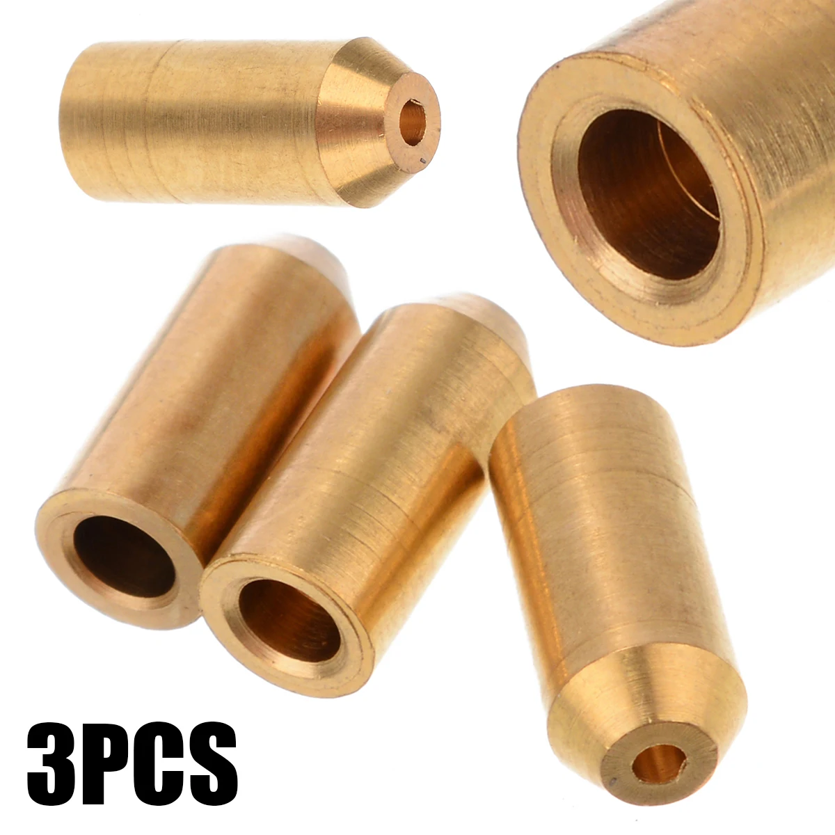 3pcs Durable And Practical Brass Gas Refill Adapter For S.T Dupont Memorial Lighter DIY Repair Kit New