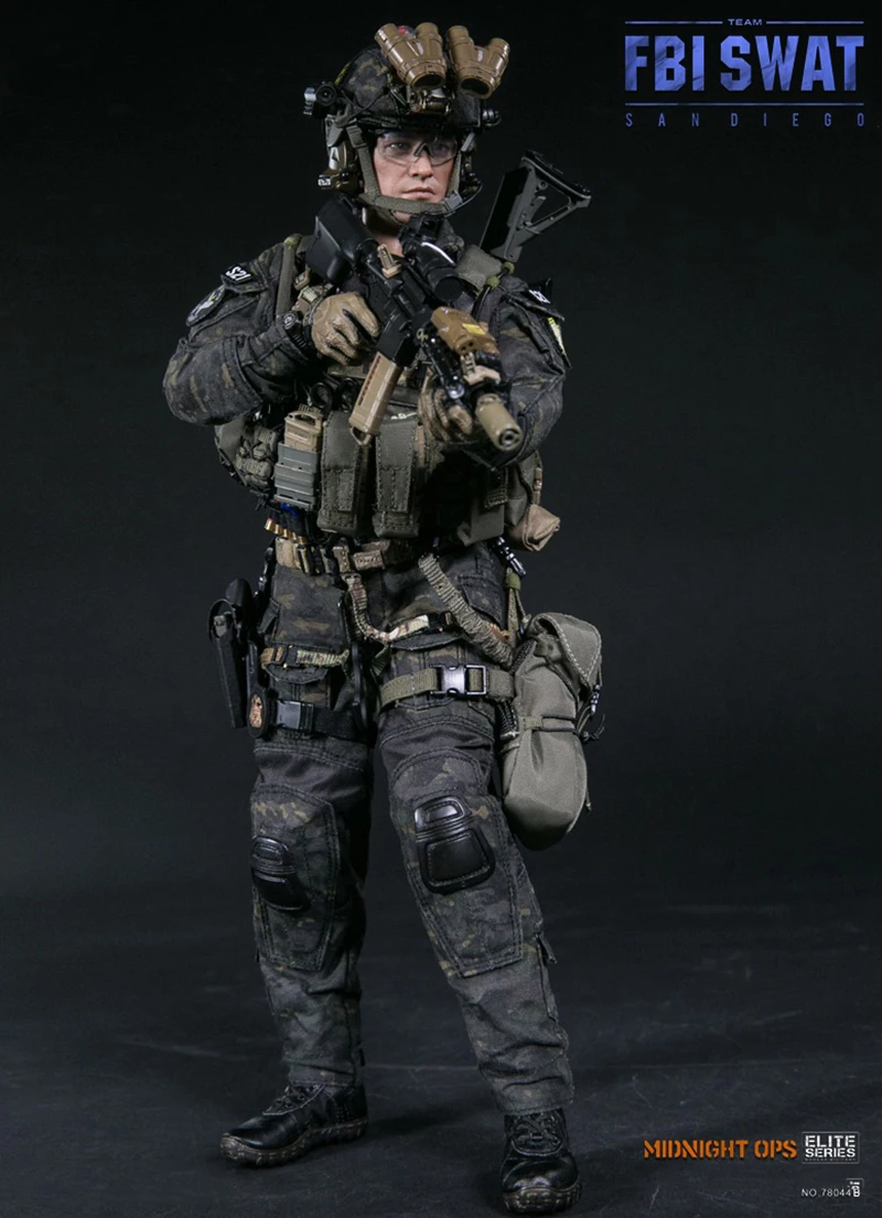 Коллекционная полная фигурка, модель 1:6, американская команда спецназа FBI, детектива, агента Сан-DIEGO, для подарка, 78044 B