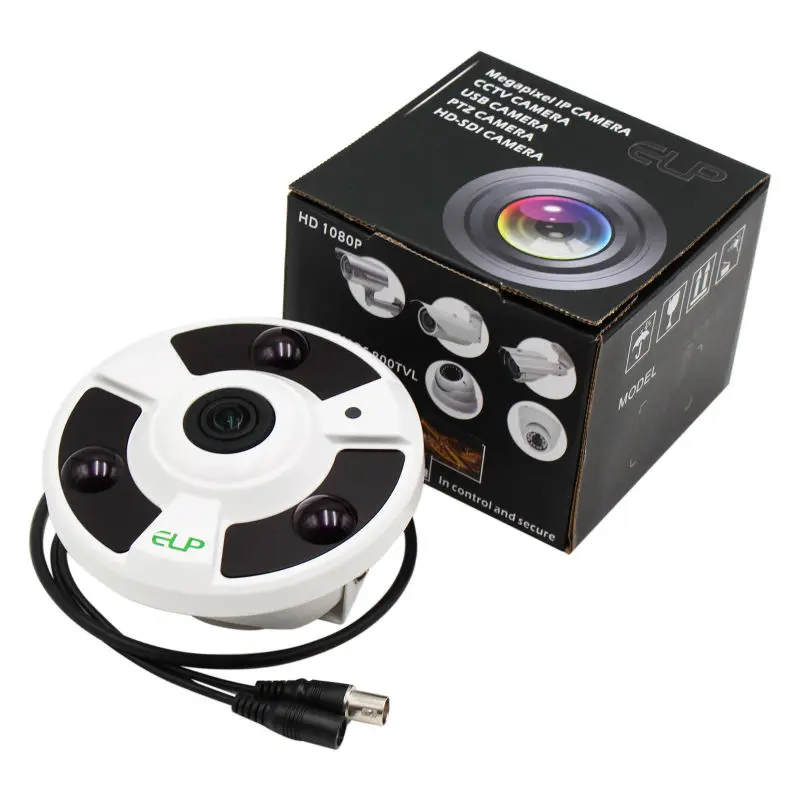 720P AHD камера наблюдения панорамная 360 градусов 3 шт. Массив LED рыбий глаз с