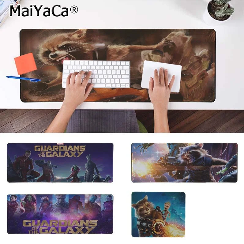 

MaiYaCa Non Slip PC Marvel Galaxy Guard Silicone large/small Pad to Mouse Game Free Shipping Large Mouse Pad Keyboards Mat
