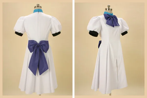 

Anime When They Cry Higurashi no Naku Koro ni Rena Ryuugu Halloween Cosplay Costume with Hat and Wristbands