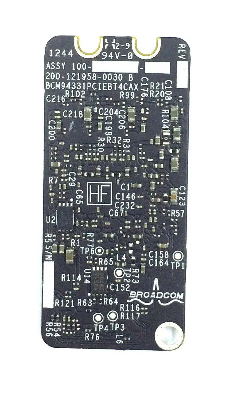 Wifi Airport wireless Card and Bluetooth Card for Macbook Pro Unibody A1278 A1286 A1297 607-8962 2011 BCM94331PCIEBT4CAX Md101 Md10249.