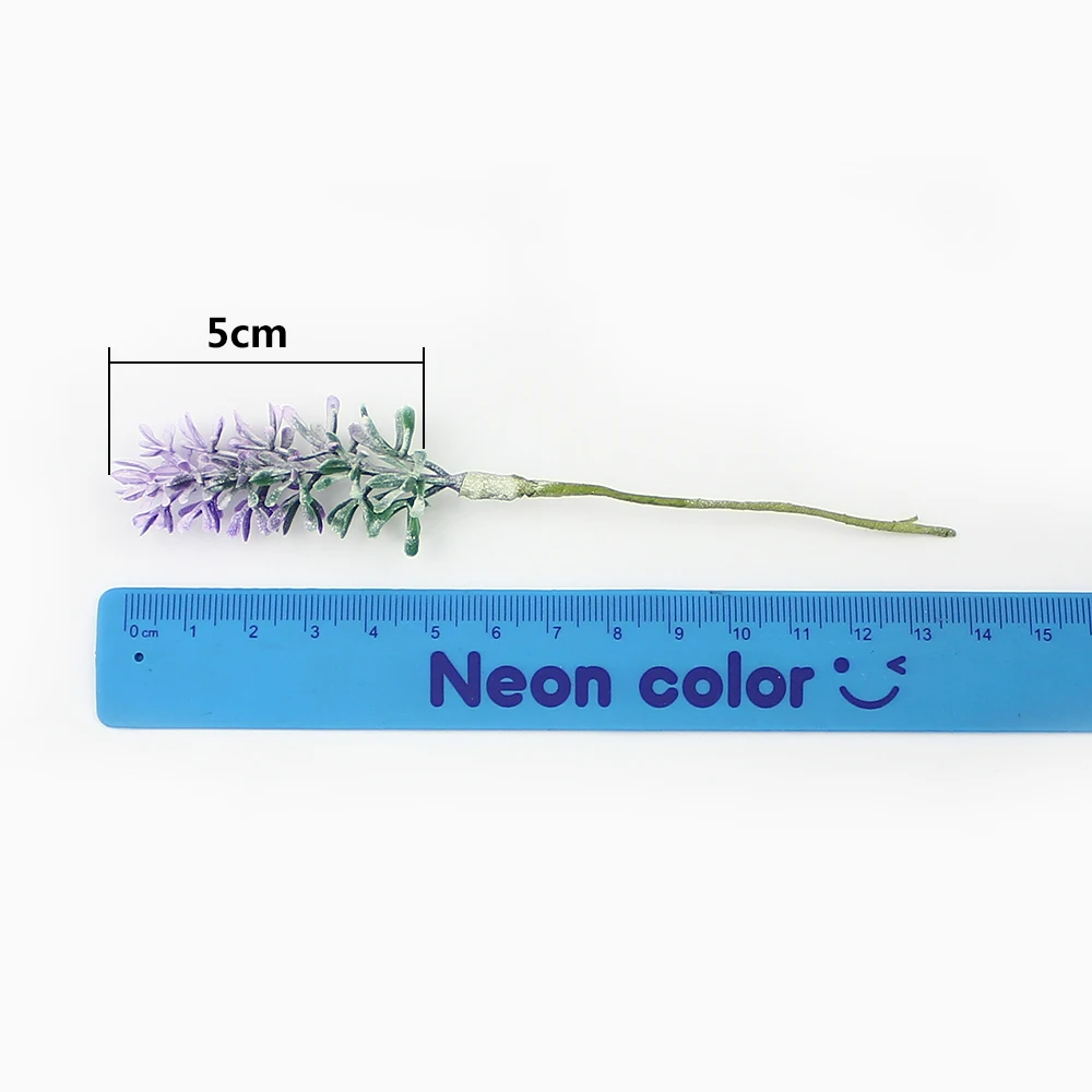 HUADODO 6 шт. мини цветок лаванды шелковые искусственные цветы для DIY скрапбукинга ручной работы свадебные Рождественские украшения