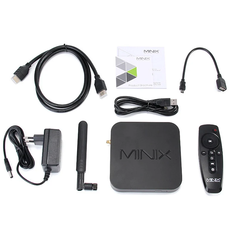 Оригинальная ТВ приставка MINIX NEO U1 Amlogic S905 Quad Core 2 ГБ/16 ГБ 802.11ac 4/5 ГГц WiFi H.265 HEVC 4K Ultra HD