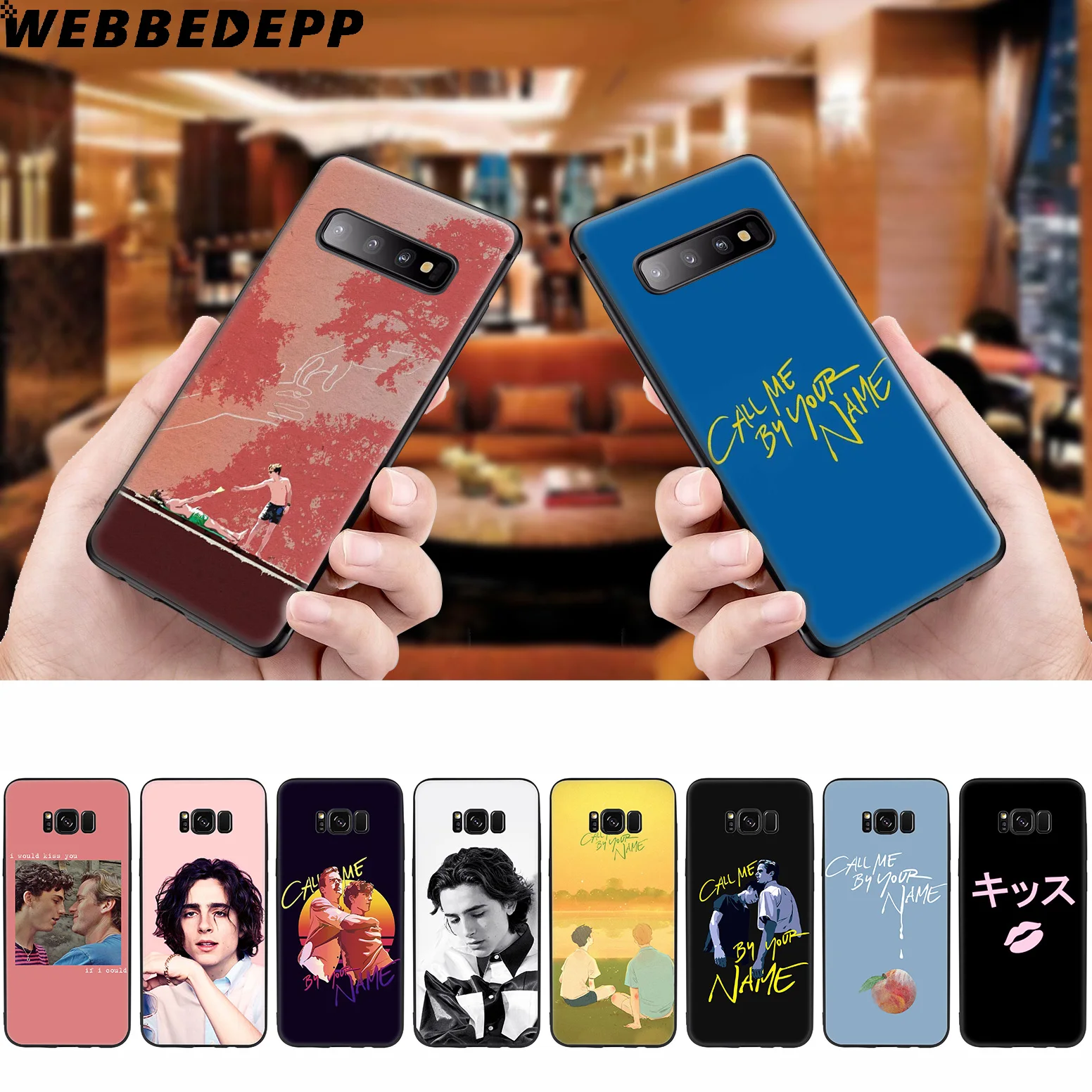 WEBBEDEPP позвоните мне по вашему имени мягкий чехол для Samsung Galaxy S10 S10e S9 S8 Plus S7 S6 Edge &amp J6