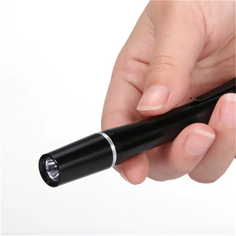 UV Ultra Violet LED Flashlight Pen Light LED Flashlight Purple Inspection 2x AAA Lamp Outdoor Bicycle Lights #4M14 (13)