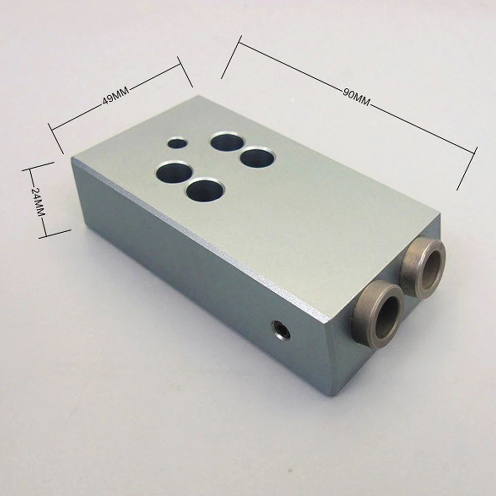 Карманный пористый косой отверстие джиг комплект системы алюминиевого сплава для дерева рабочий универсальный шаблон 9,5 мм перфоратор Деревообработка набор инструментов для поделок