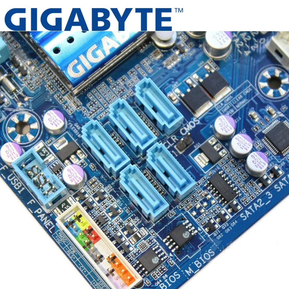 Десктопная Материнская плата GIGABYTE H55 Socket LGA 1156 i3 i5 i7 DDR3 16G Micro ATX оригинальная б/у