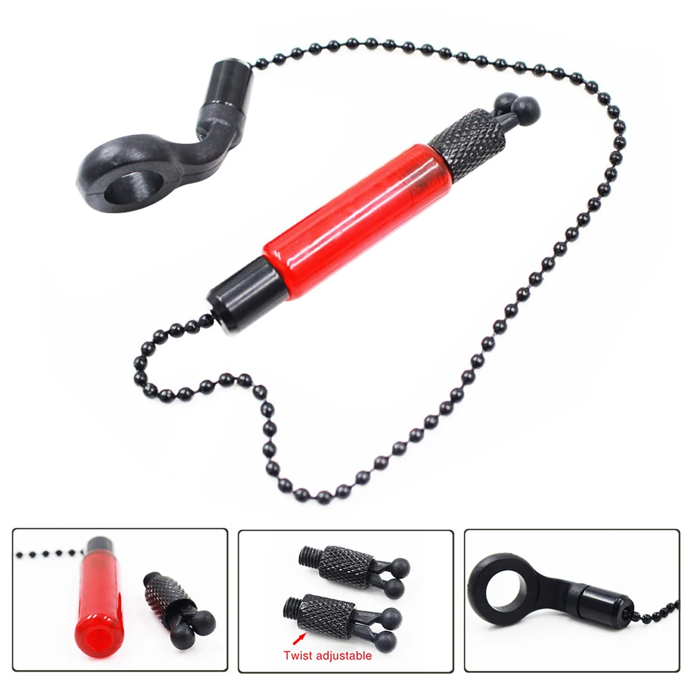 

LED Illuminate Fishing Bite Alarm Tackle Swinger Practical Durable Accessories Soft Chain Indicator Adjustable Clip Outdoor Carp